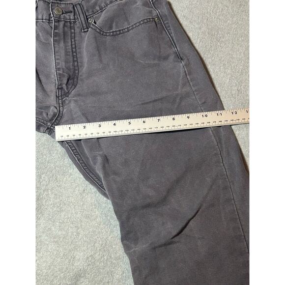 Levis 514 Jeans Mens W32 L34 Black Grey Straight Tapered White Tag Denim - Picture 6 of 15